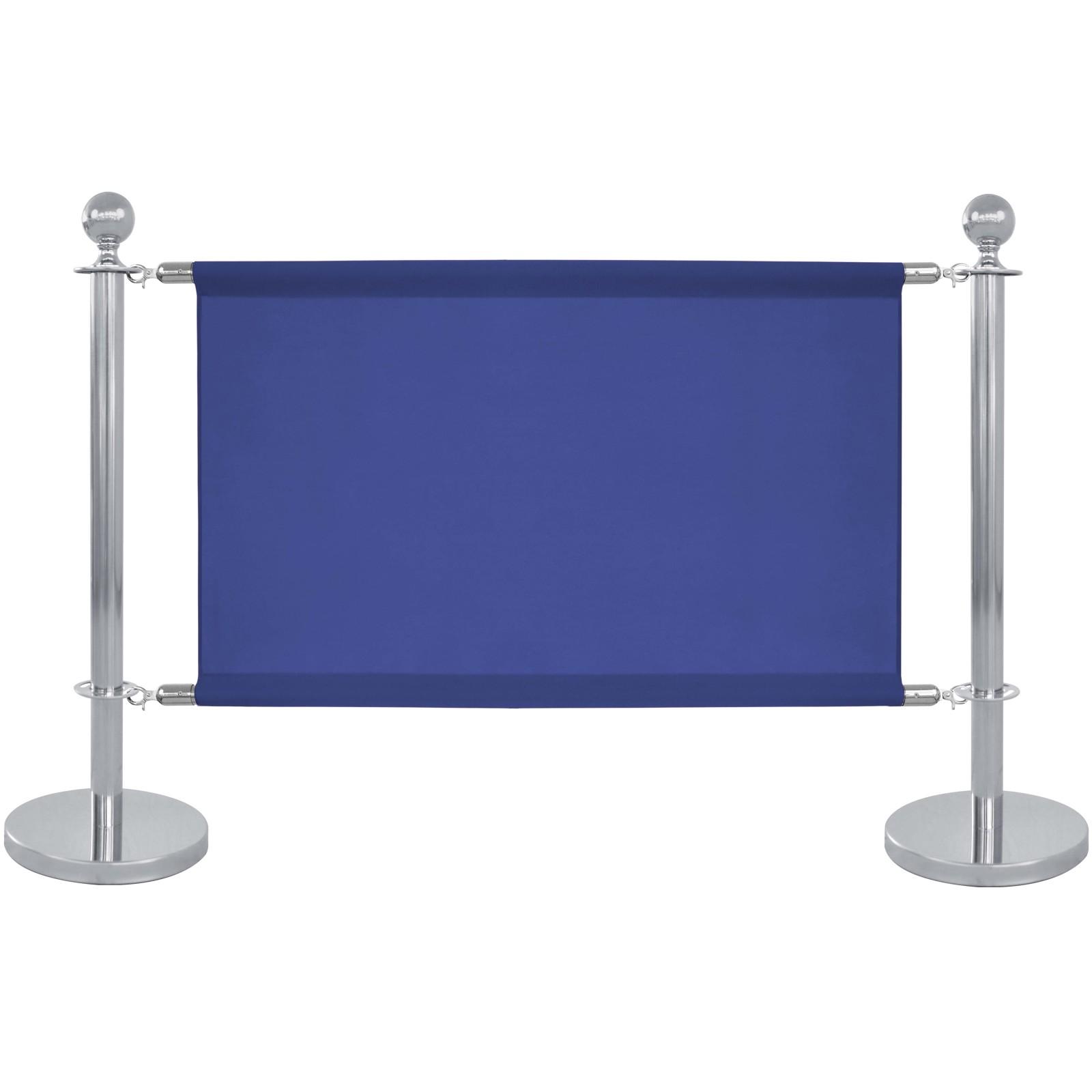 Toile bleue pour séparateur de terrasse 100x69cm