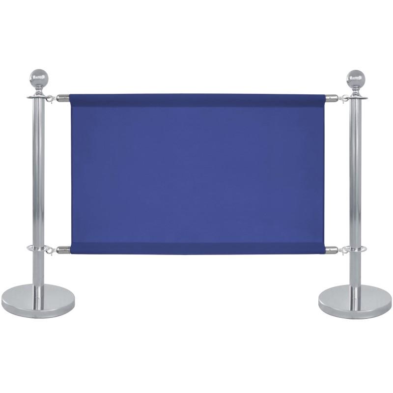 Toile bleue pour séparateur de terrasse 100x69cm