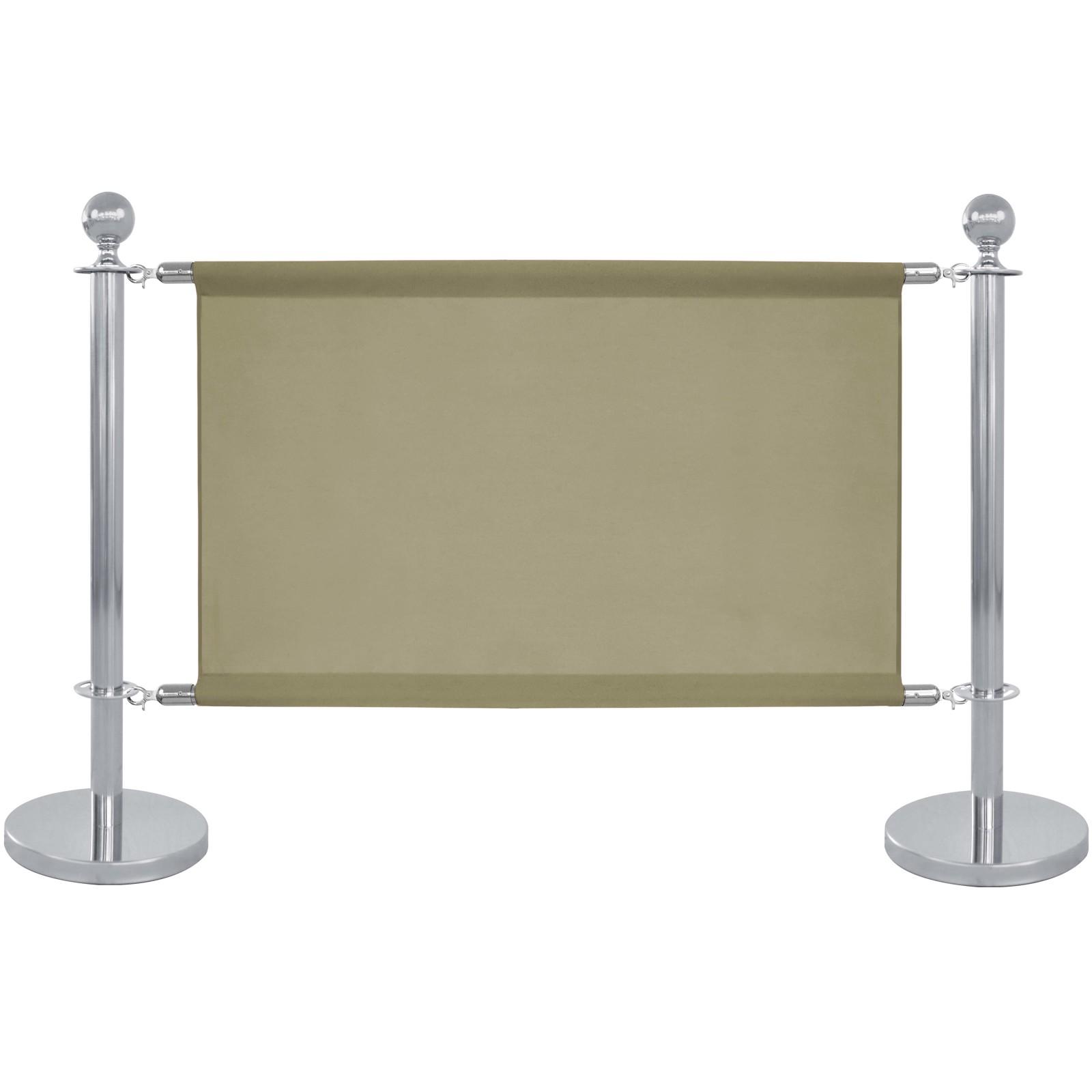 Toile beige pour séparateur de terrasse 100x69cm