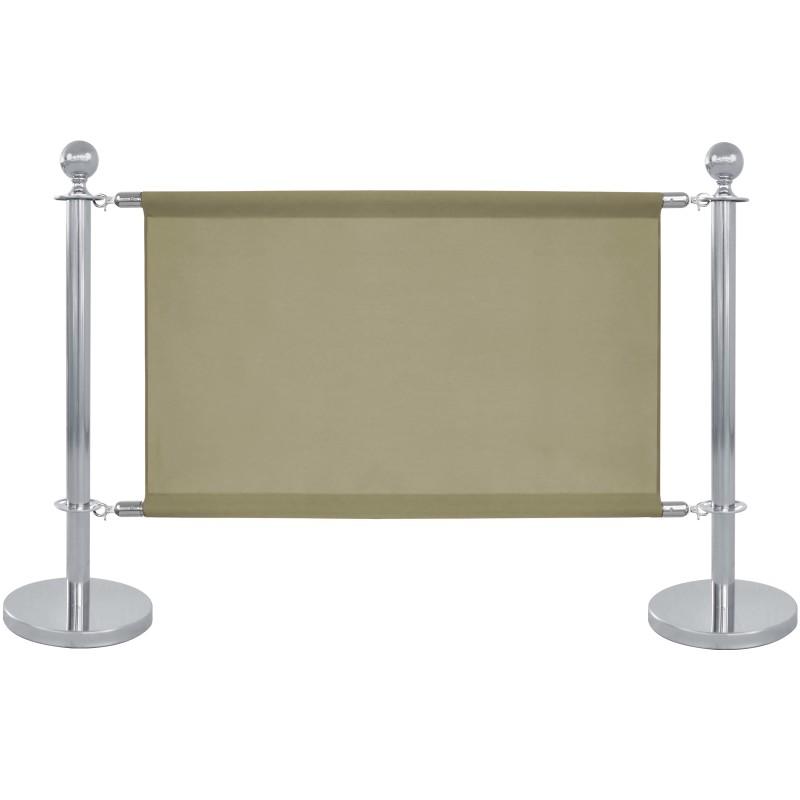 Toile beige pour séparateur de terrasse 100x69cm