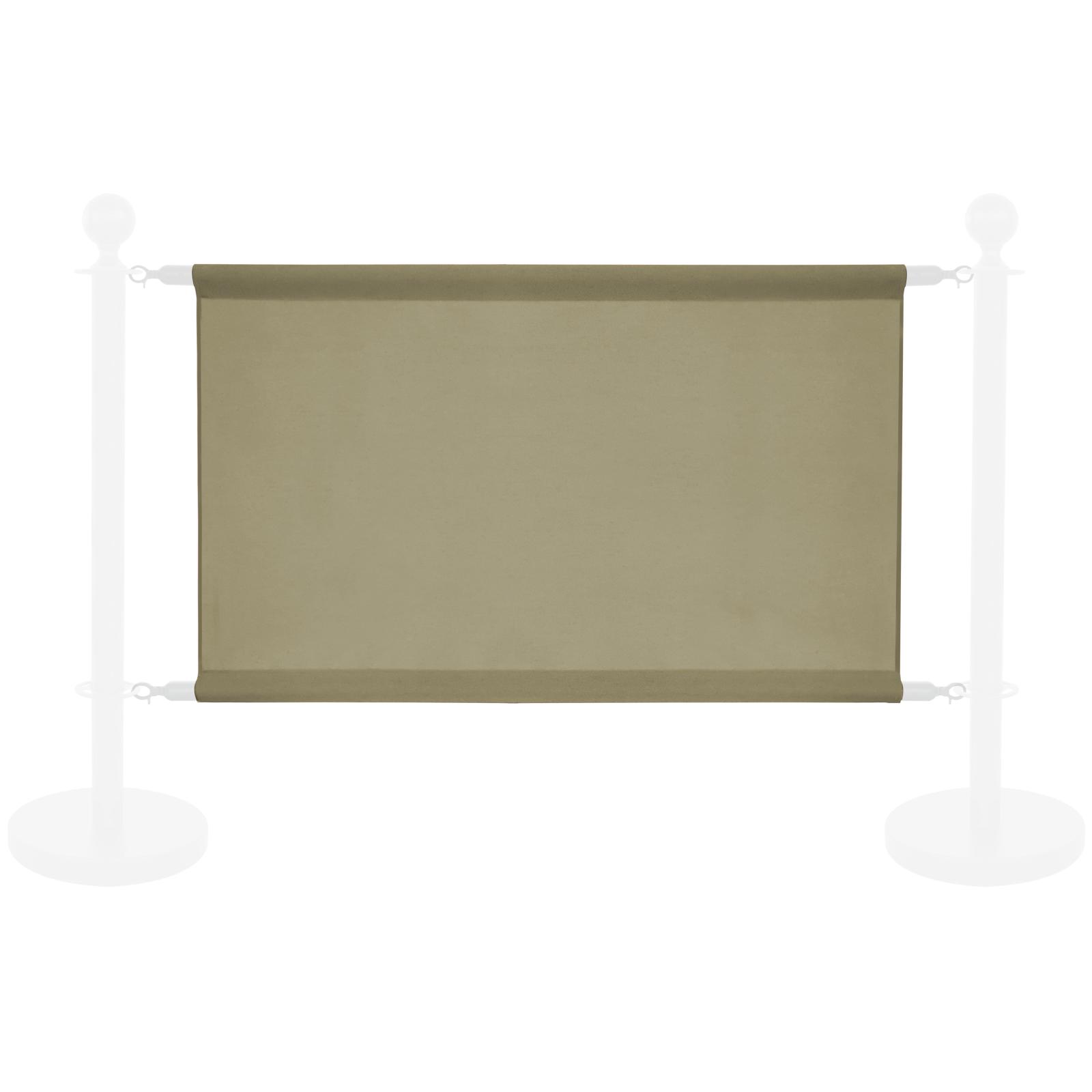 Toile beige pour séparateur de terrasse 100x69cm