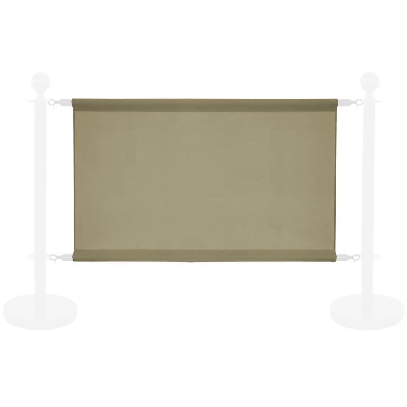 Toile beige pour séparateur de terrasse 100x69cm