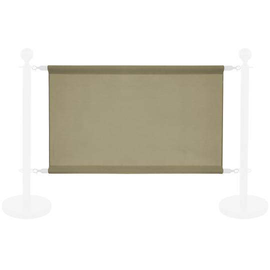 Toile beige pour séparateur de terrasse 100x69cm