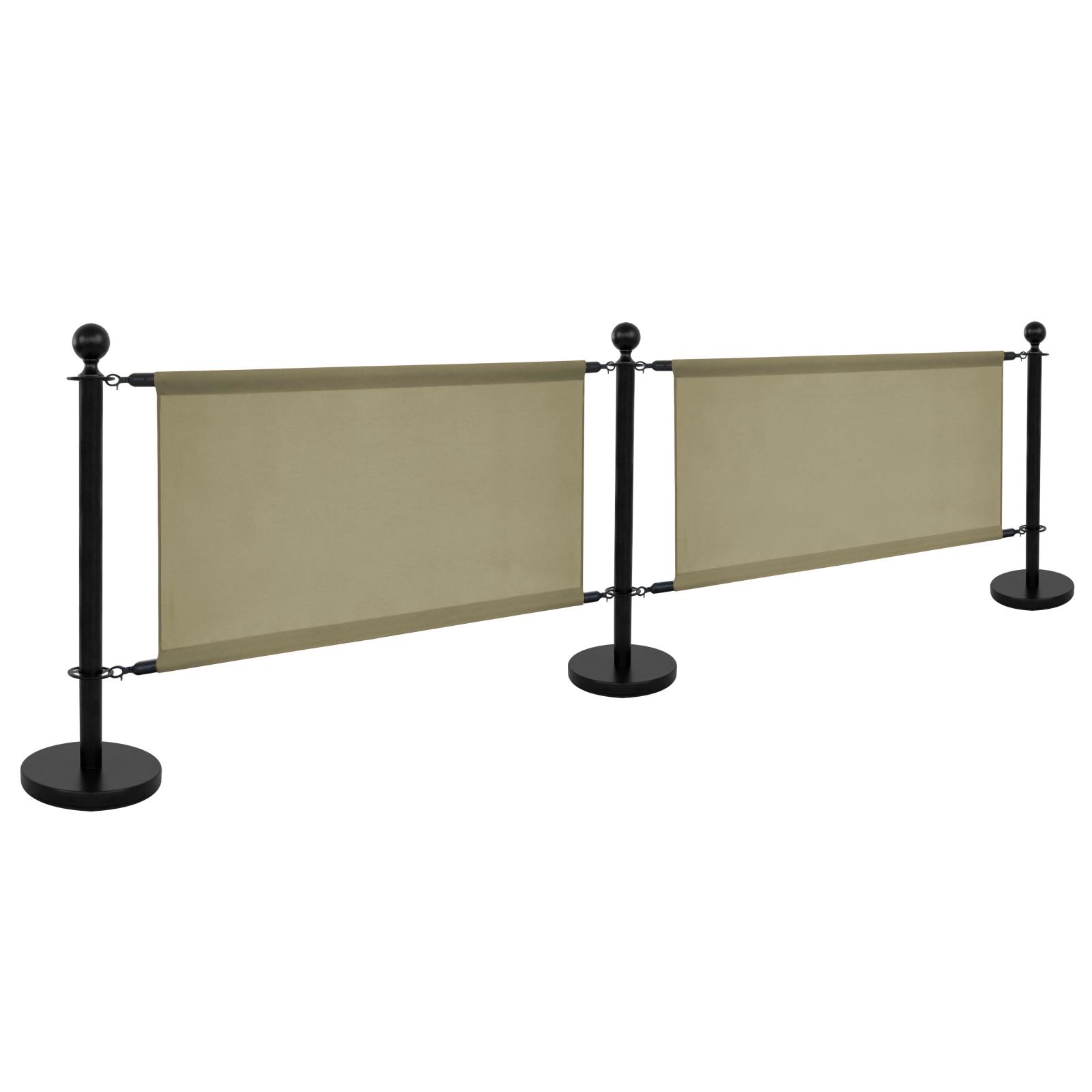 Toile beige pour séparateur de terrasse 100x69cm