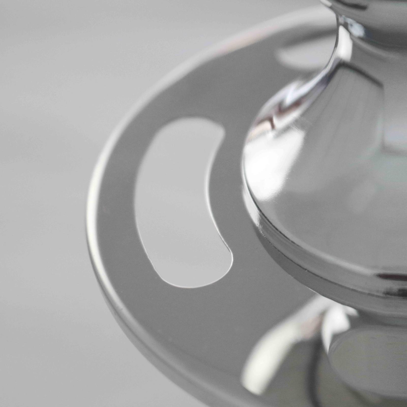 2 Poteaux séparateurs de terrasse chromés