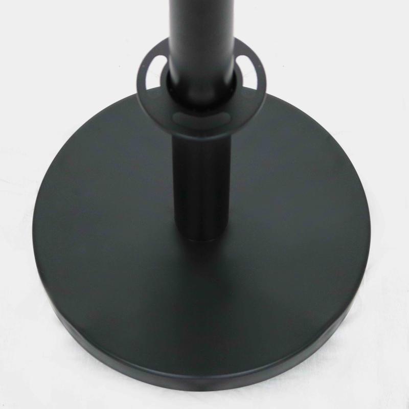 2 Poteaux séparateurs de terrasse noirs