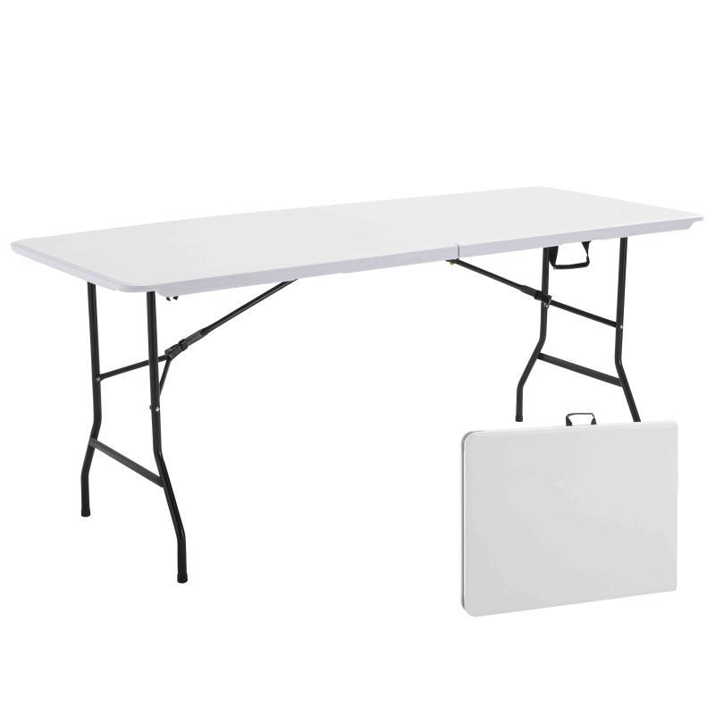 Table pliante d'appoint portable 180 CM pour camping ou réception