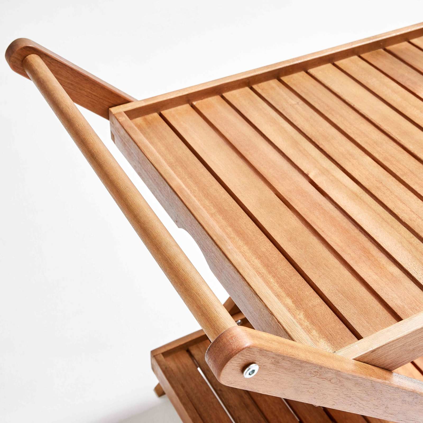 Desserte à roulette en bois d'eucalyptus Desserte à roulette en bois d'eucalyptus