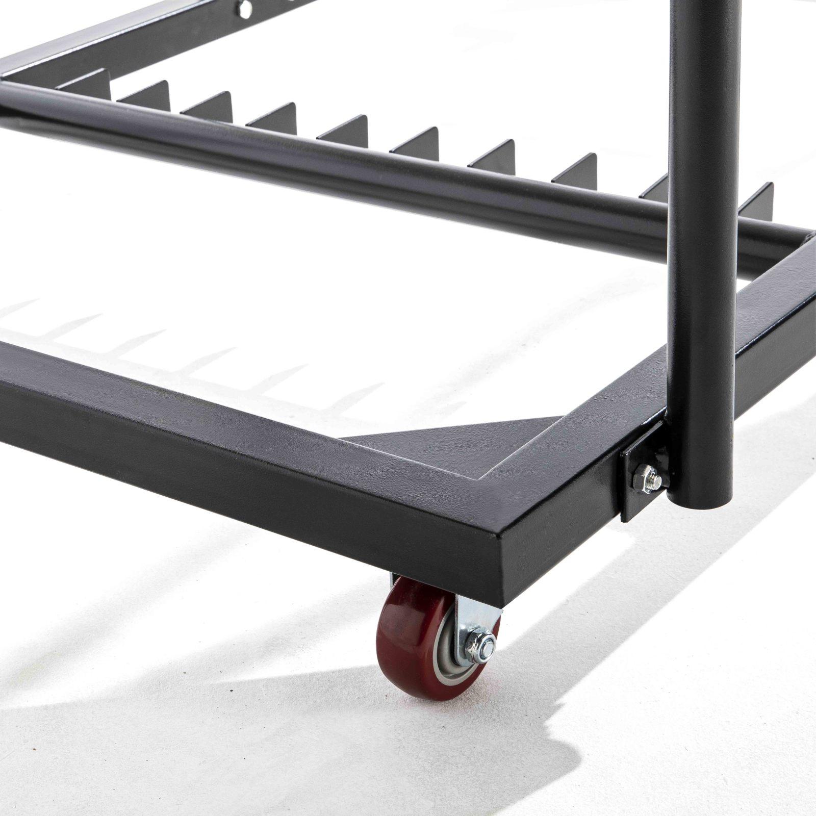 Chariot pour mange-debout pliants