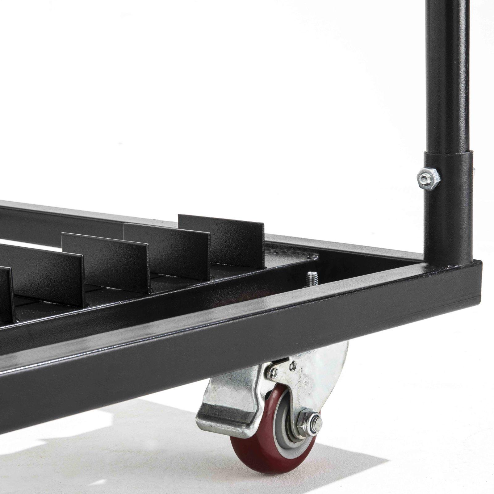 Chariot pour mange-debout pliants