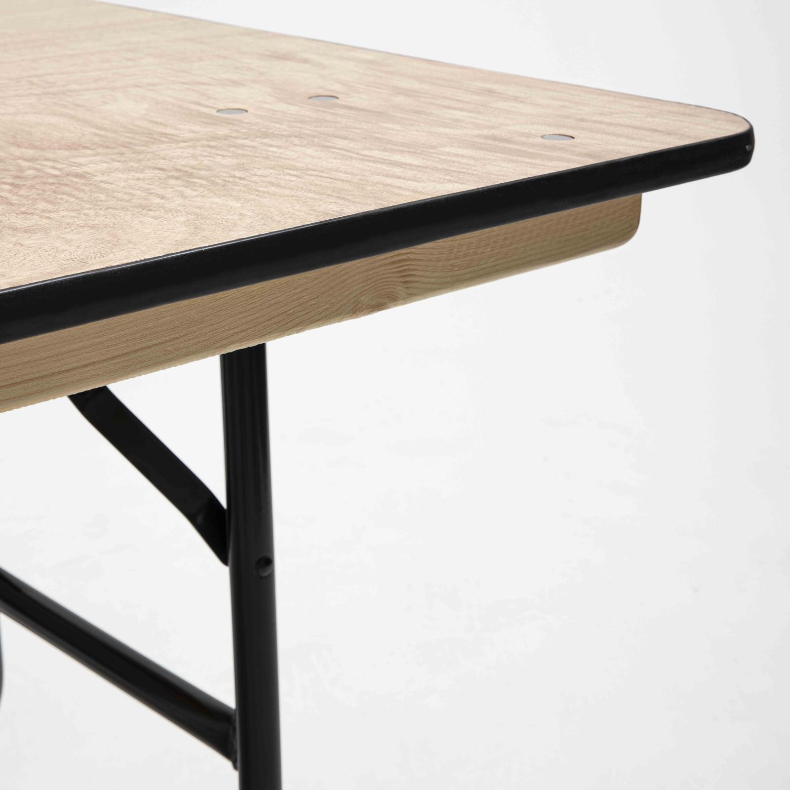 Table pliante en bois 200cm 10 places