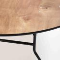 Table pliante ronde en bois 8 places 150cm