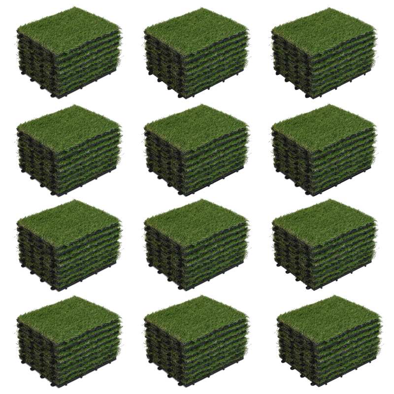 8 dalles en gazon synthétique