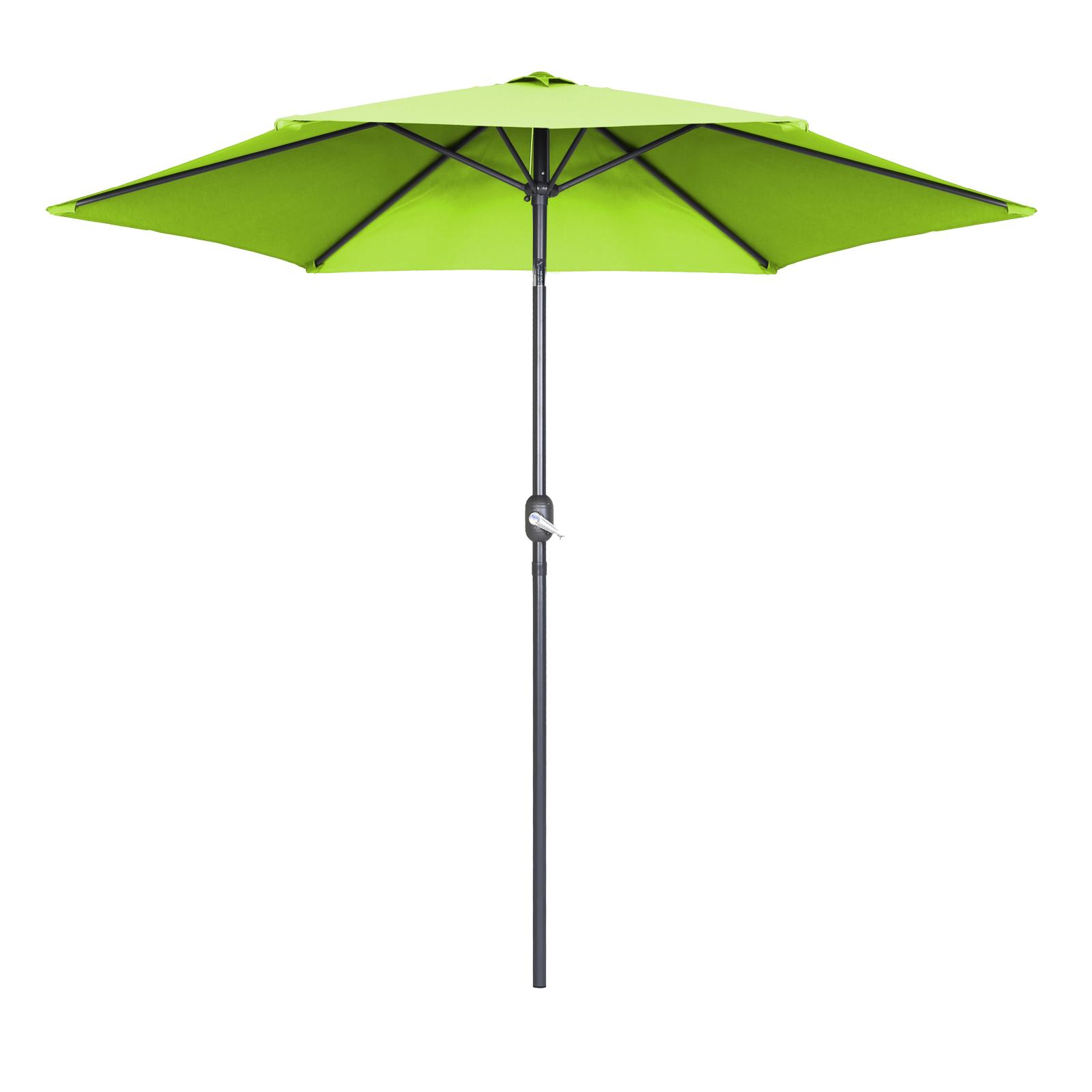 Parasol droit à manivelle inclinable ( ∅3m) - 180g/m²