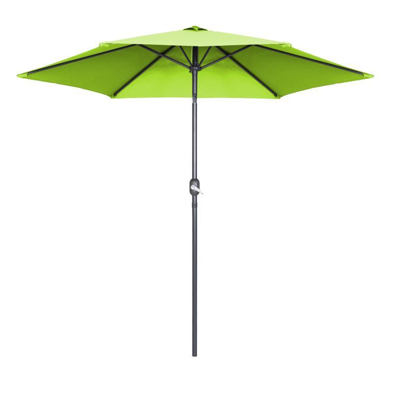 Parasol droit à manivelle inclinable ( ∅3m) - 180g/m²