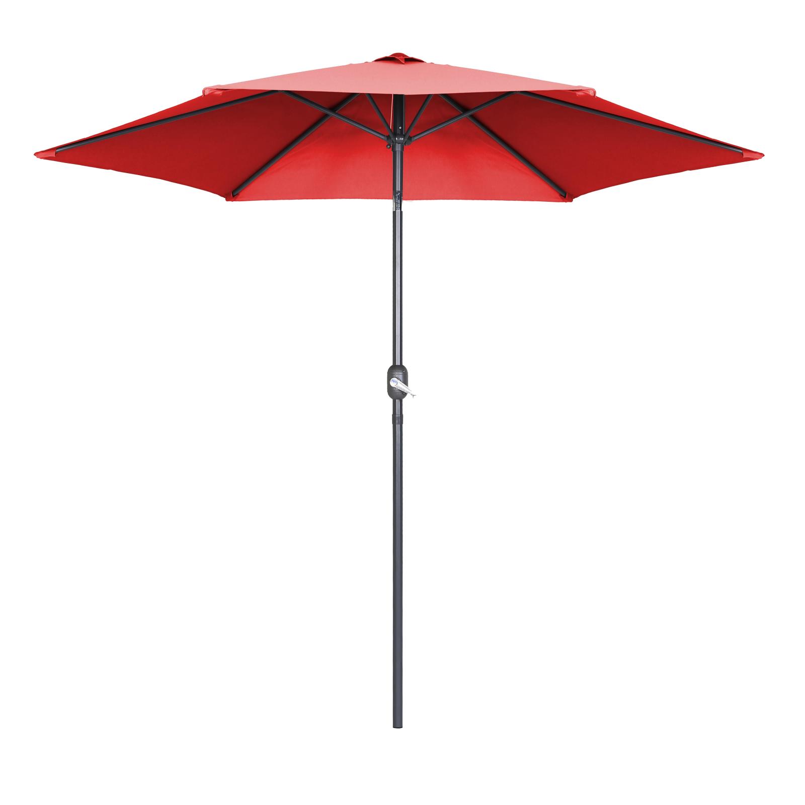 Parasol droit à manivelle inclinable ( ∅3m) - 180g/m²