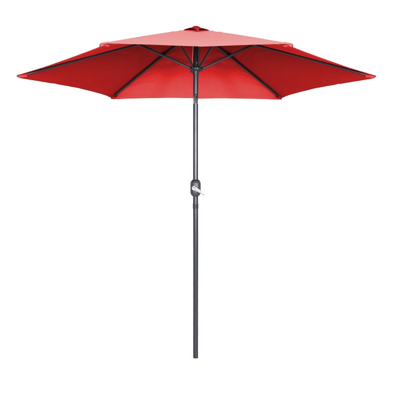 Parasol droit à manivelle inclinable ( ∅3m) - 180g/m²