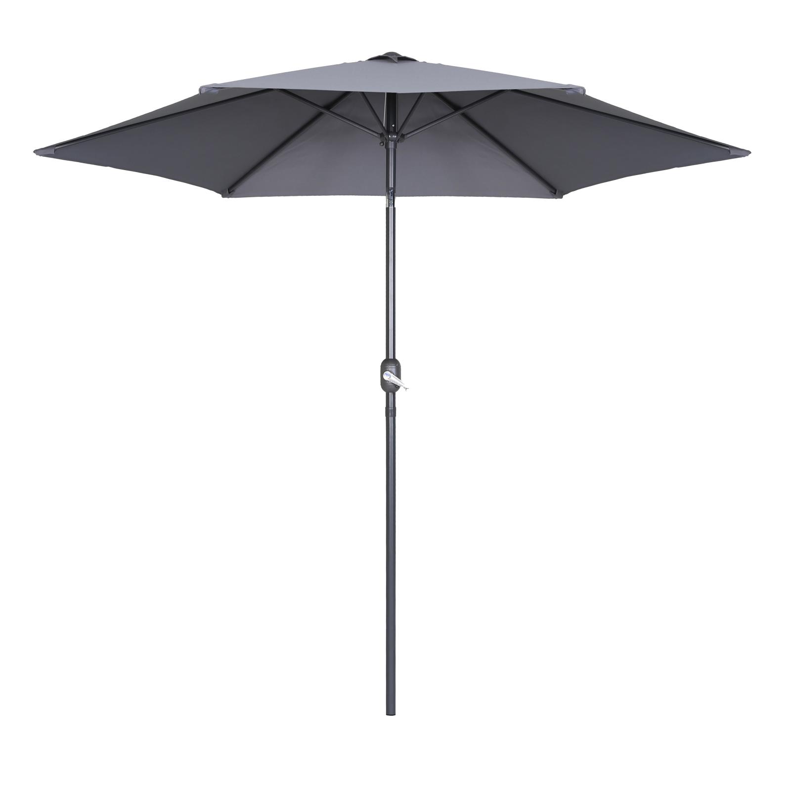 Parasol droit à manivelle inclinable ( ∅3m) - 180g/m²