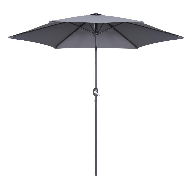 Parasol droit à manivelle inclinable ( ∅3m) - 180g/m²