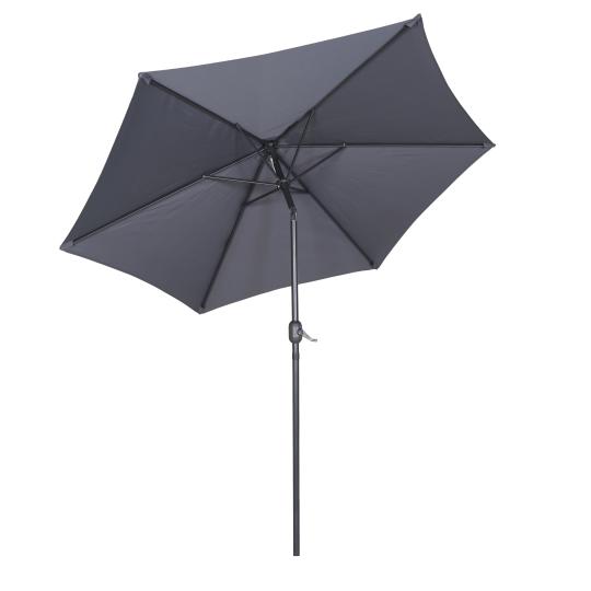 Parasol professionnel inclinable à manivelle ∅3 m 180g/m² | Mobeventpro