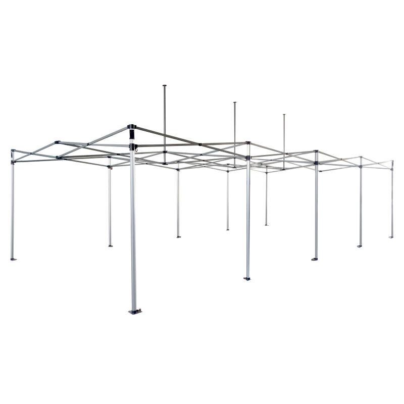Tente pliante 4x8m 300g/m² 40mm Blanche