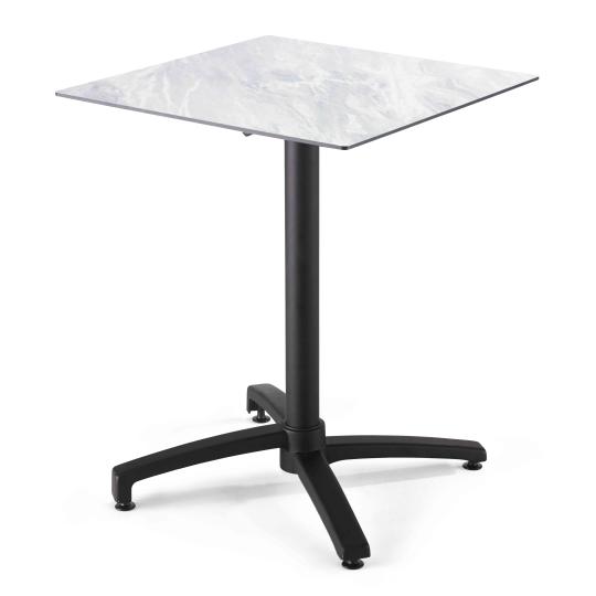 Table carré (60x60 cm) inclinable en HPL