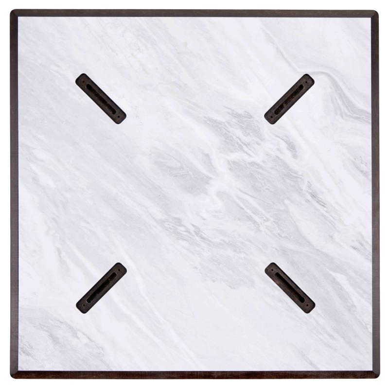 Table carré (60x60 cm) inclinable en HPL (5/7)