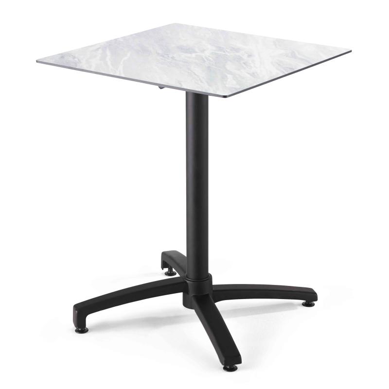 Table carrée (70x70cm) inclinable en HPL