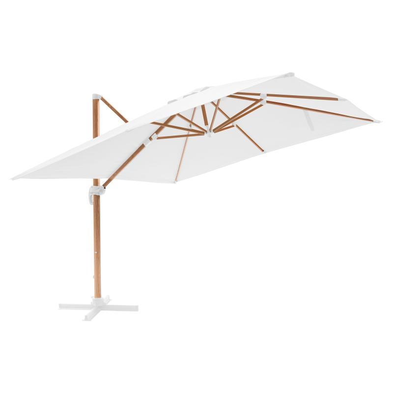Parasol déporté carré rotatif 360° (3x3m) - 250g/m² (2/7)