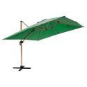 Parasol déporté carré rotatif 360° (3x3m) - 250g/m²