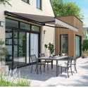 Store banne motorisé avec coffre semi-intégral - 3x4m