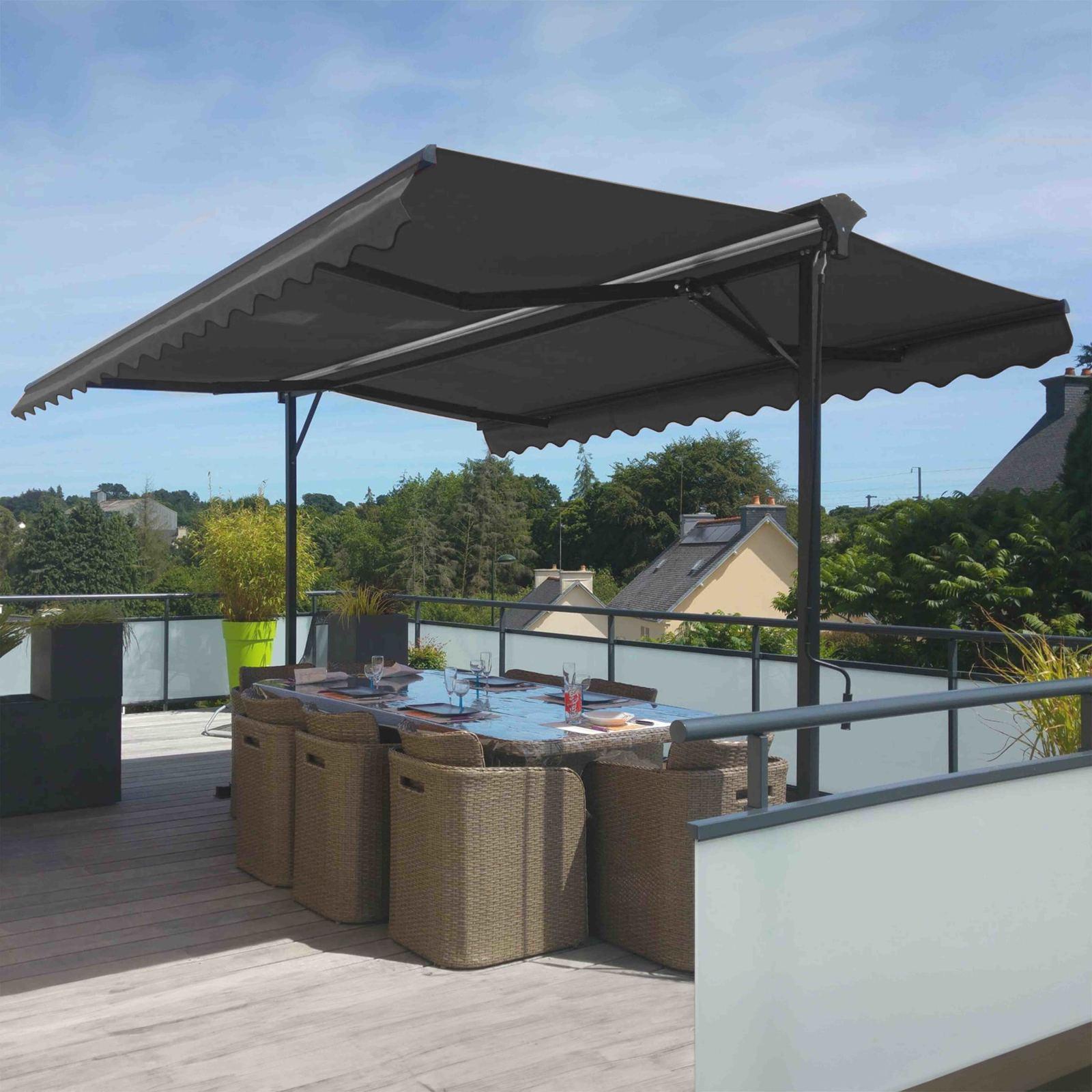 Store double pente avec coffre - 2,95x3m