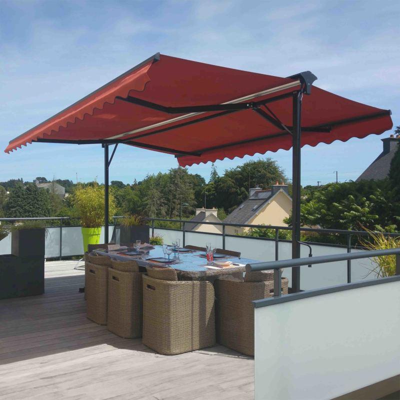 Store double pente avec coffre - 2,95x3m