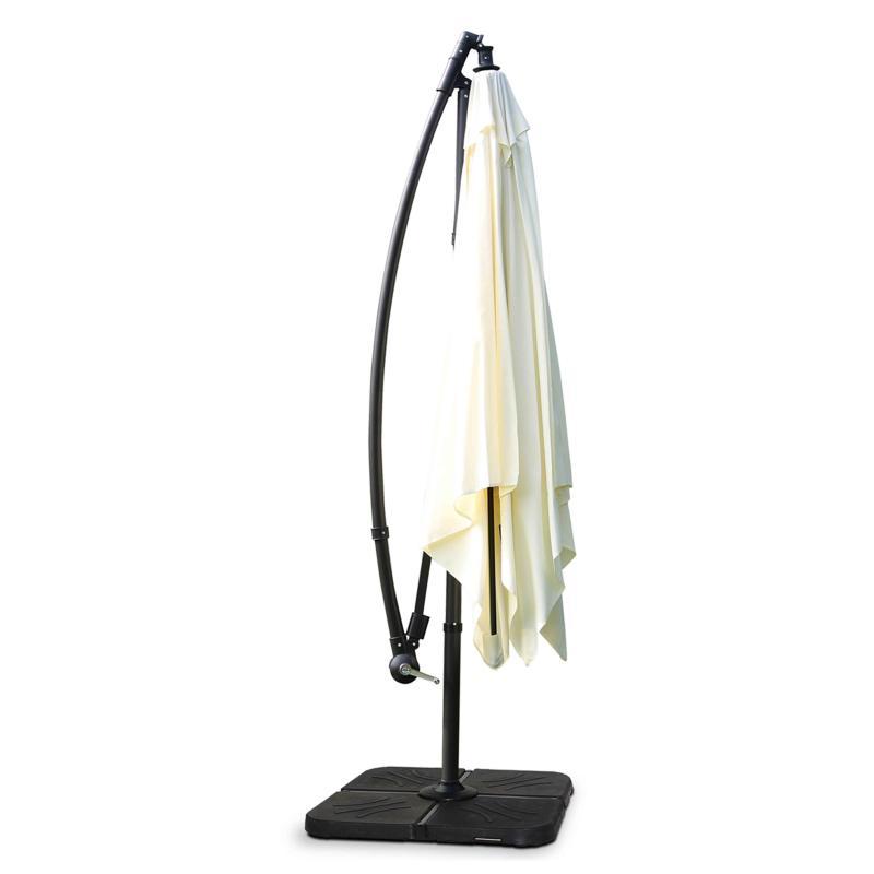 Parasol déporté carré (3x3m) - 160g/m² (3/7)