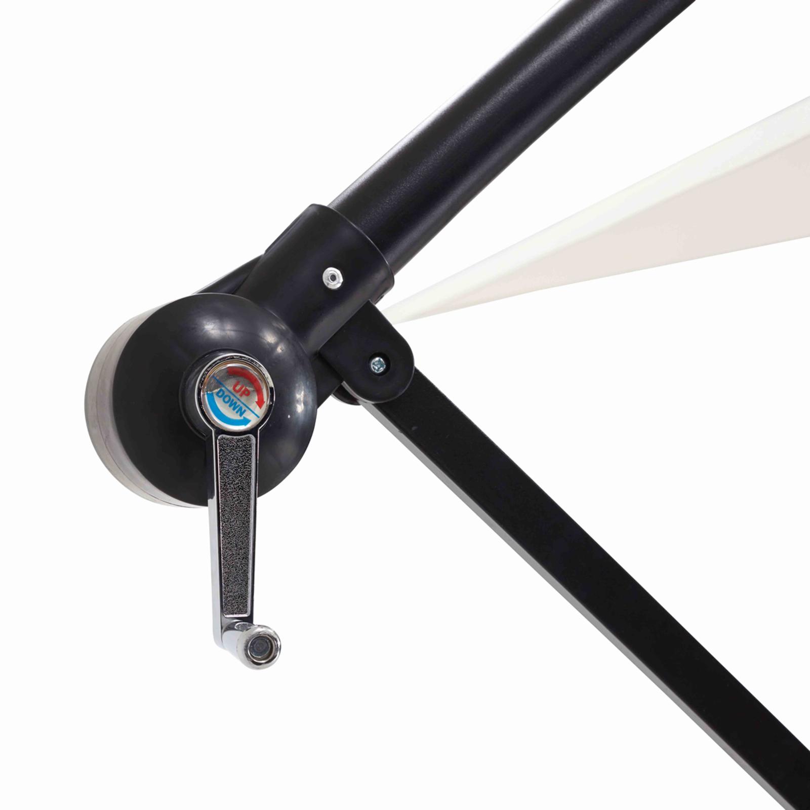 Parasol déporté carré (3x3m) - 160g/m²