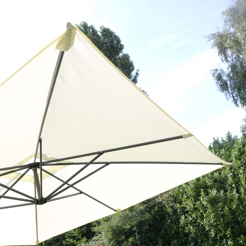 Parasol déporté carré (3x3m) - 160g/m² (6/7)