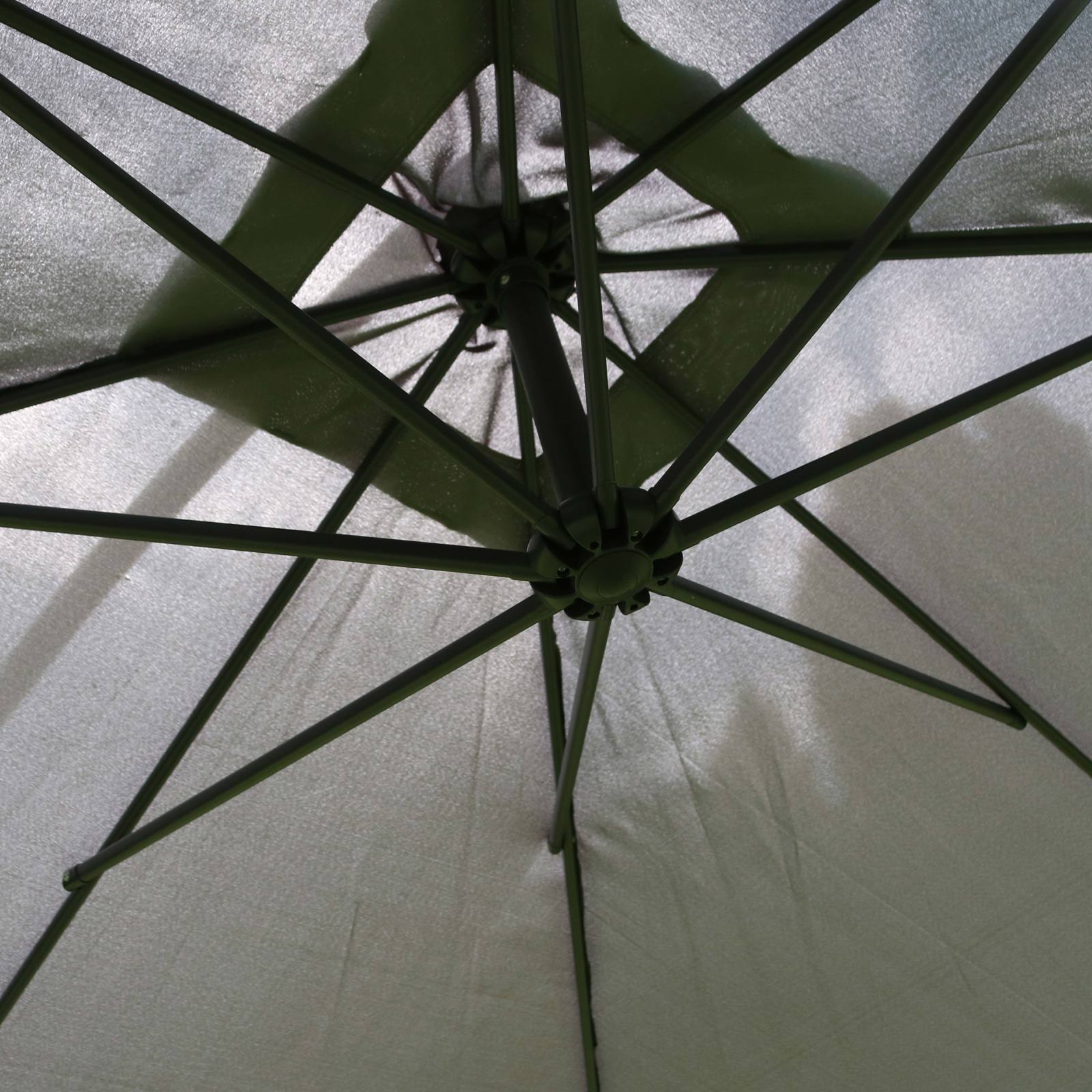 Parasol déporté carré (3x3m) - 160g/m²