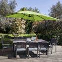 Parasol déporté carré (3x3m) - 160g/m²