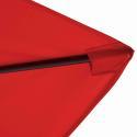 Ensemble parasol déporté inclinable 160g/m² (3 x 3m) + 4 dalles lestées