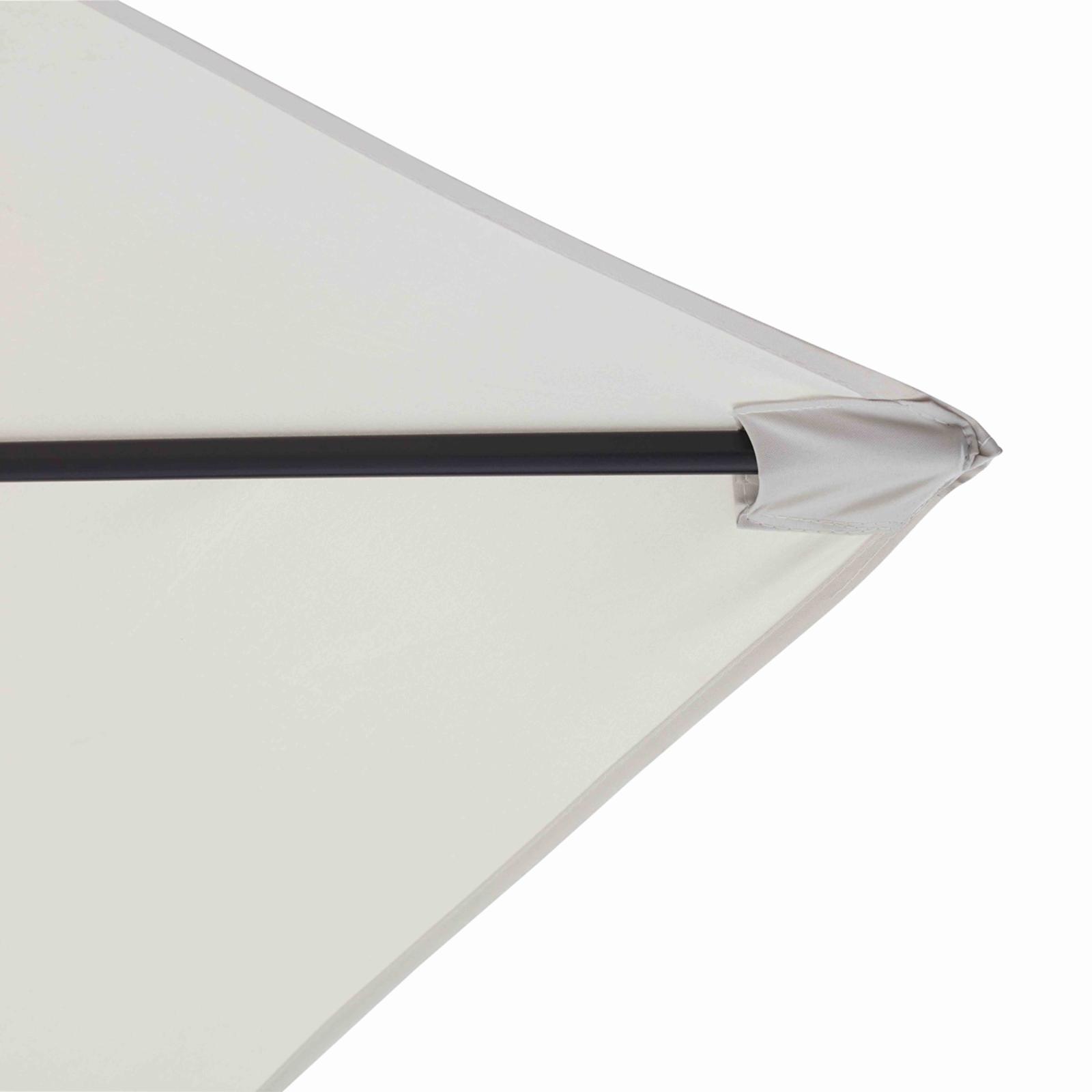 Ensemble parasol déporté inclinable 160g/m² (3 x 3m) + 4 dalles lestées