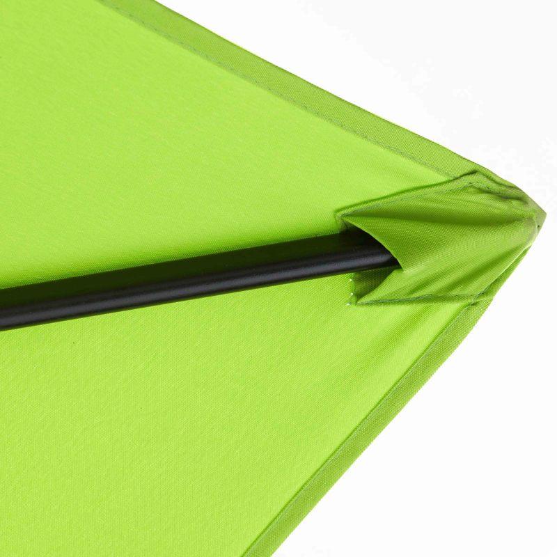 Ensemble parasol déporté inclinable 160g/m² (3 x 3m) + 4 dalles lestées (7/8)