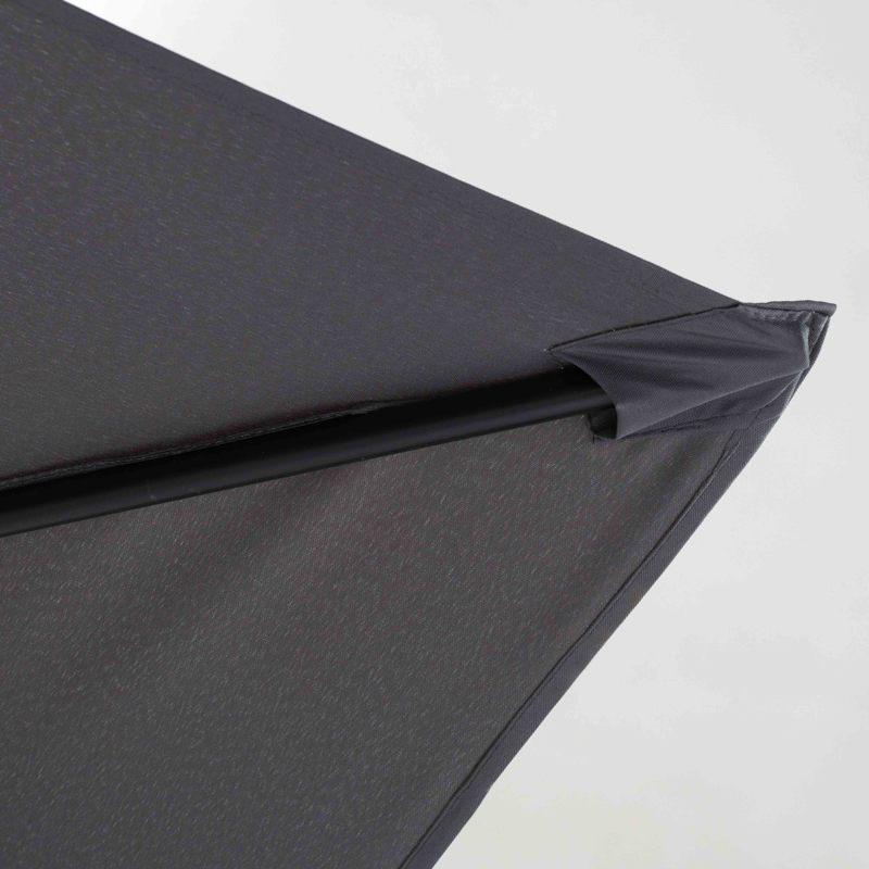 Ensemble parasol déporté inclinable 160g/m² (3 x 3m) + 4 dalles lestées