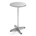 Mange debout en aluminium et 4 tabourets