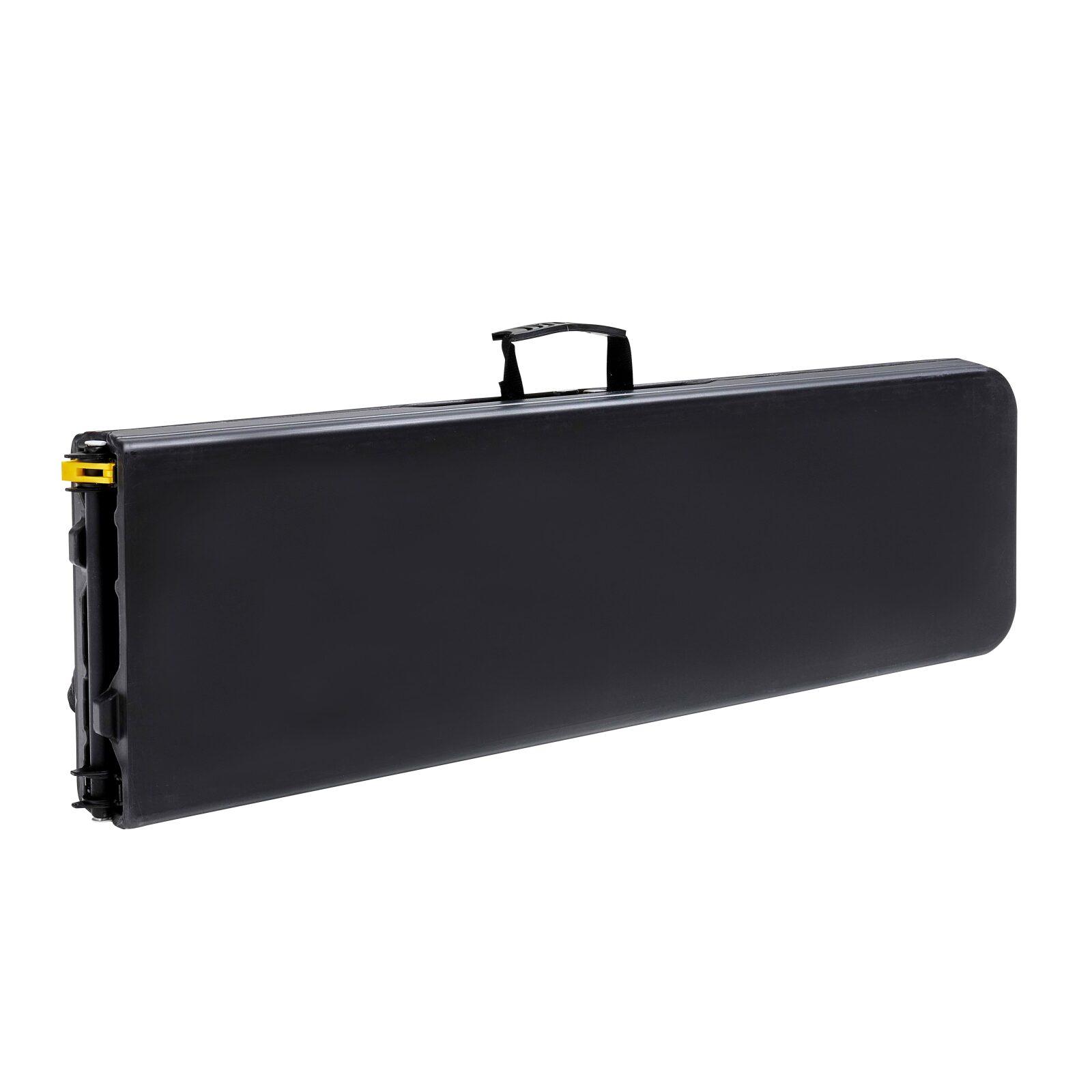 Banc pliant noir 3 places 180cm  Banc pliant noir 3 places 180cm