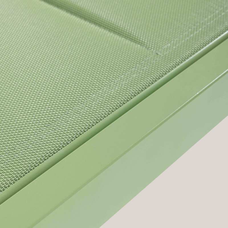 Lot de 2 bains de soleil en aluminium et textilène