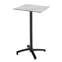 Table carré haute (60x60 cm) inclinable en HPL