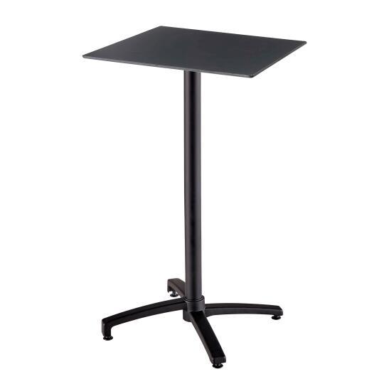 Table de restaurant carrée haute (60x60 cm) inclinable en HPL | Mobeventpro