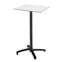 Table carré haute (60x60 cm) inclinable en HPL