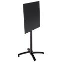 Table carré haute (60x60 cm) inclinable en HPL