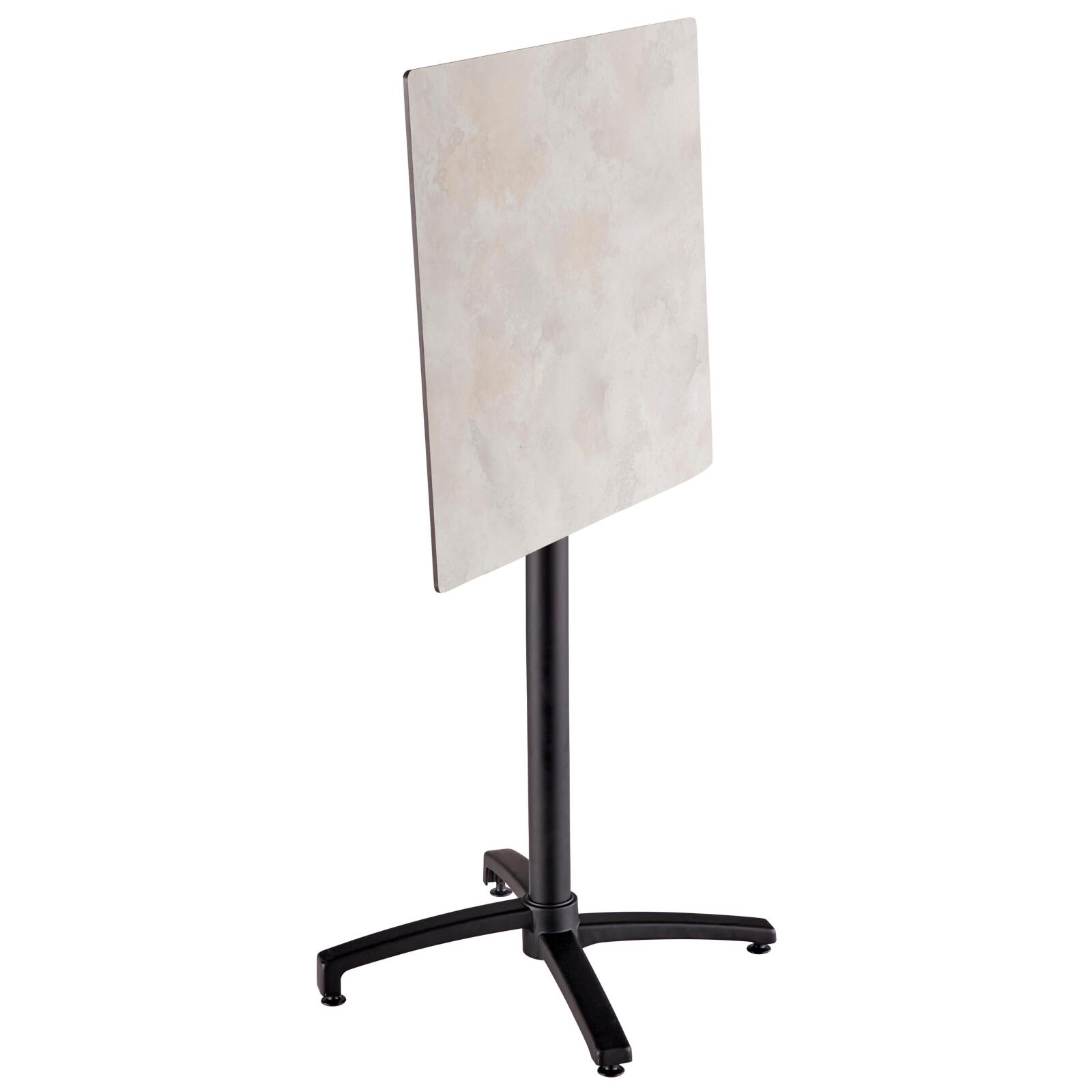Table carré haute (60x60 cm) inclinable en HPL